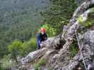 Marion am Klettersteig 'Steirerspur'