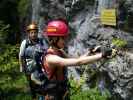 Extrem-Klettersteig: Erich und Carmen beim Einstieg