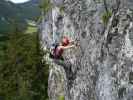 Extrem-Klettersteig: Carmen in der Querung