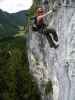 Extrem-Klettersteig: Carmen in der Querung