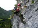 Extrem-Klettersteig: Carmen in der Querung