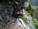 BGV-Klettersteig: Carmen in der unteren Querung