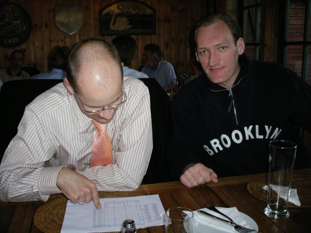 Christian und Erich in der Ufertaverne