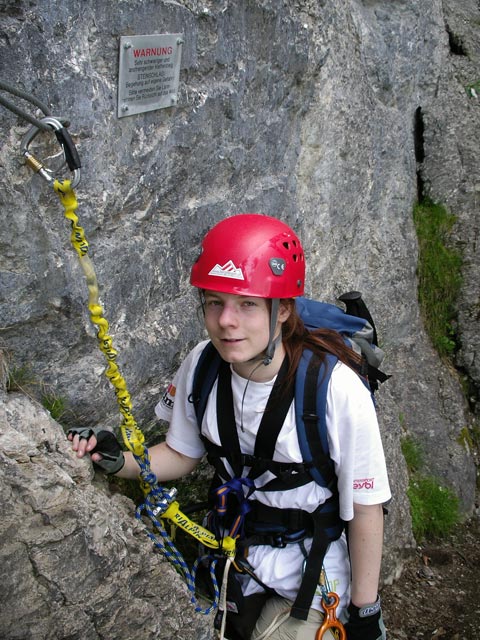 Via Kapf: Daniela im Einstieg (10. Juni)