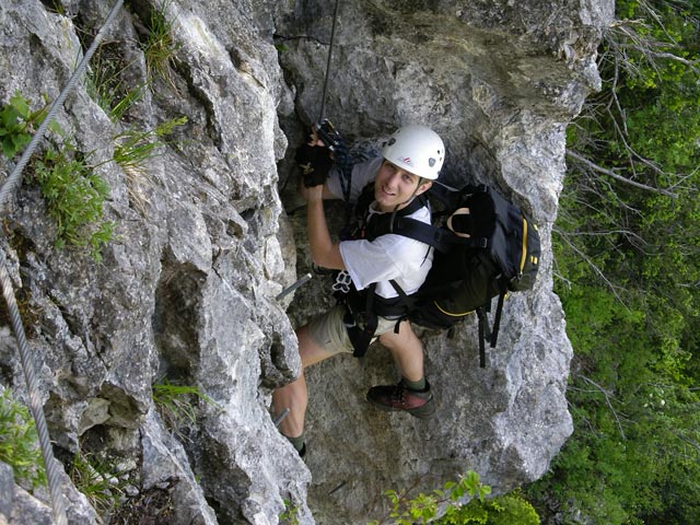 Via Kapf: Ich in der Ausstiegsverschneidung (10. Juni)