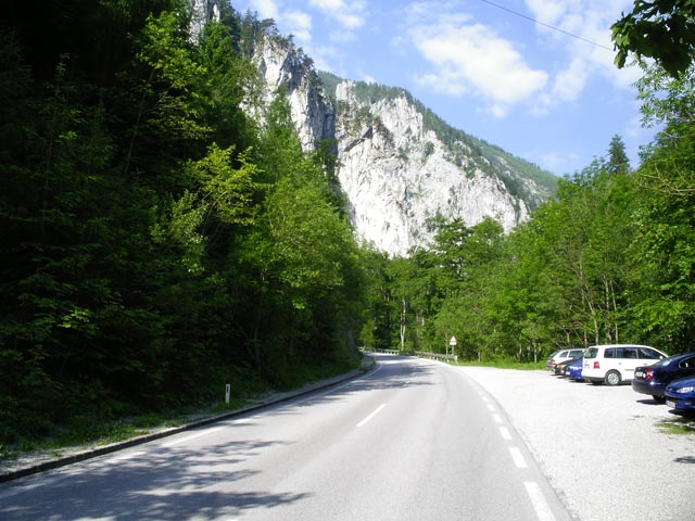 Höllental-Bundesstraße beim Weichtalhaus