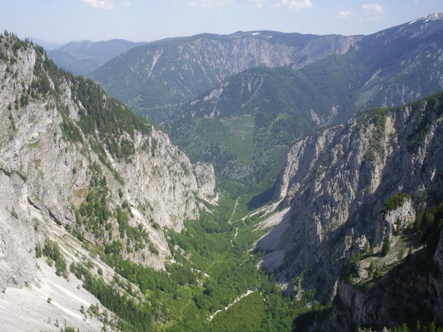 Großes Höllental vom Alpenvereinssteig aus