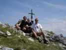 Gudrun, Christoph und ich am Törlkopf, 1.589 m