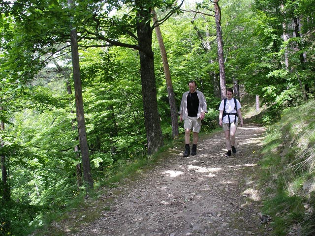 Erich und Daniela zwischen Fesslhütte und Ruine Dürnstein