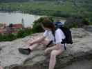 Daniela in der Ruine Dürnstein