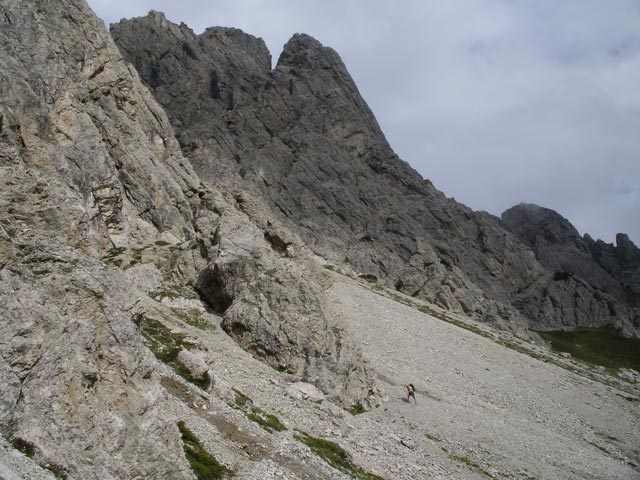 Axel zwischen Kleines Gamswiesenspitze und Marcherstein