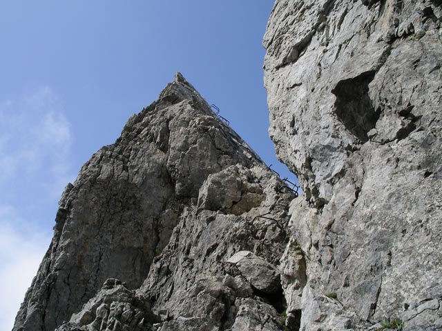 Mindelheimer Klettersteig zwischen 2. Schafalpenkopf und 3. Schafalpenkopf (1. Juli)