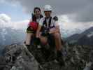 Daniela und ich am 1. Schafalpenkopf, 2.272 m (1. Juli)