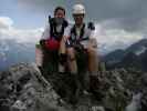 Daniela und ich am 1. Schafalpenkopf, 2.272 m (1. Juli)