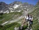 Ich und Daniela zwischen Mindelheimer Hütte und Geißhorn (2. Juli)