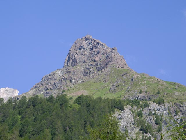 Blauspitz von der Vierersesselbahn Figol aus (14. Juli)