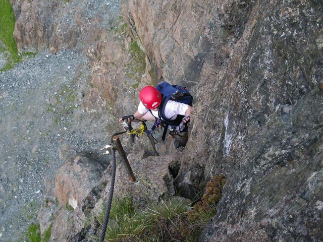 Blauspitz-Klettersteig: Daniela (14. Juli)