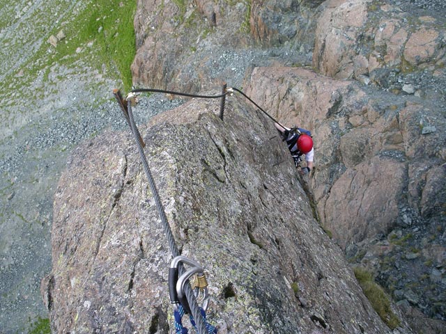 Blauspitz-Klettersteig: Daniela (14. Juli)