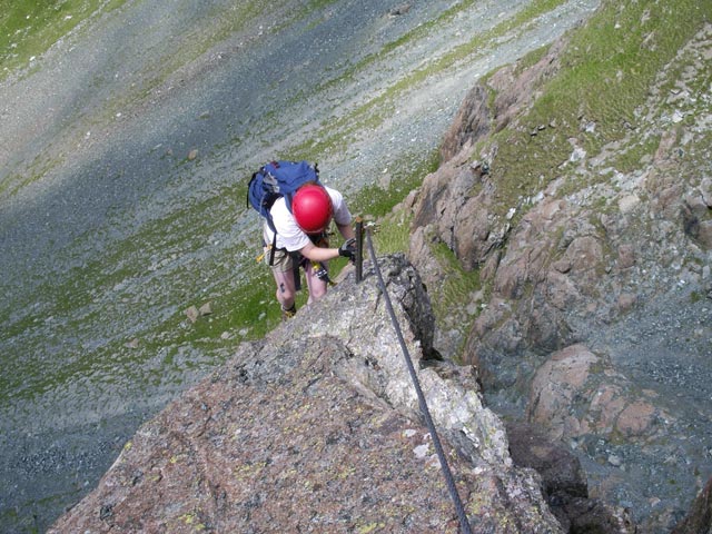 Blauspitz-Klettersteig: Daniela (14. Juli)