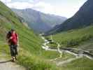 Andreas auf Weg 702B zwischen Die Zale und Lucknerhütte (15. Juli)