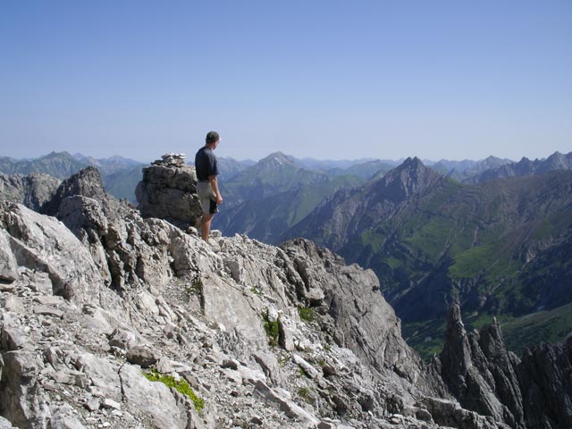 Andreas auf der Steinkarspitze