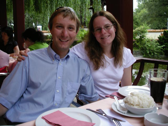 Ich und Daniela im China-Restaurant Sichuan