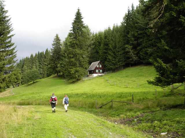 Erich und Daniela zwischen Ober-Schlagbauer und Lendkreuz