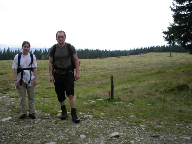 Daniela und Erich zwischen Schmiedhofer und Teufelstein