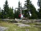 Erich, Daniela und ich am Teufelstein, 1.498 m