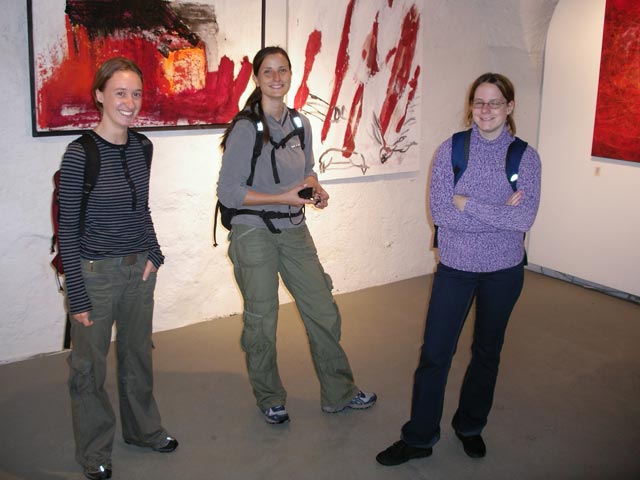 Carmen, Romy und Daniela im Stadtturm