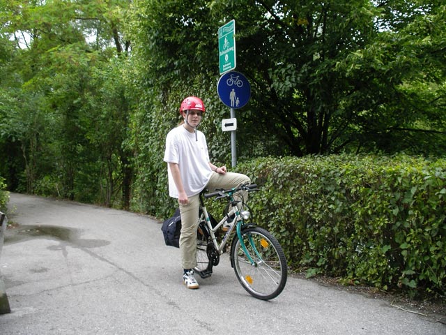 Daniela am Biedermeier-Radwanderweg in Markt Piesting