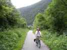 Daniela am Biedermeier-Radwanderweg zwischen Ortmann und Quarb