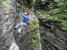 Klettersteig Postalmklamm: Carmen zwischen Seufzerbrücke und Hangelbrücke