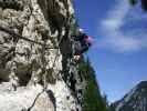 Klettersteig Postalmklamm: Erich in der Gamsleckenwand