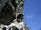 Klettersteig Postalmklamm: Erich in der Gamsleckenwand