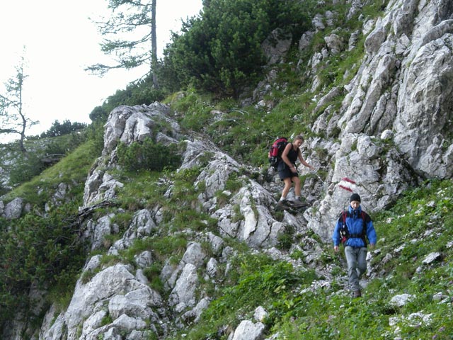 Gudrun und Christoph am Bad Haller Steig (19. Aug.)