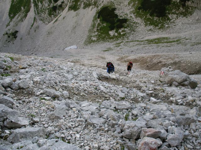 Christoph und Gudrun im Holzerkar (19. Aug.)