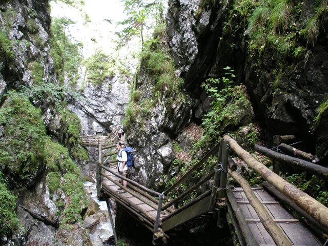 Daniela in der Dr. Vogelgesangklamm (19. Aug.)