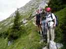 Gudrun, Christoph und Daniela am Hofersteig (19. Aug.)