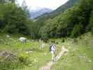 Daniela zwischen Rohrauerhaus und Bosruckhütte (19. Aug.)