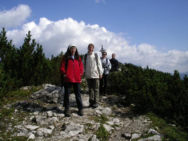 Ulrike, Doris, Daniela und Erich auf der Gemeindealpe