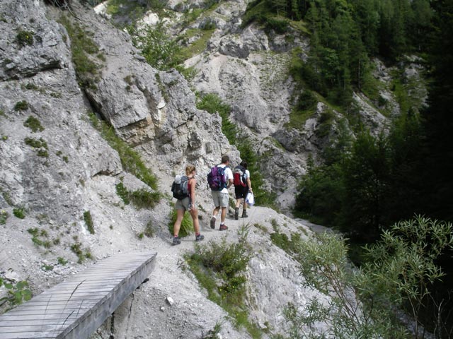 Doris, Erich und Ulrike im Ötschergraben zwischen Greimelbach und Mirabach