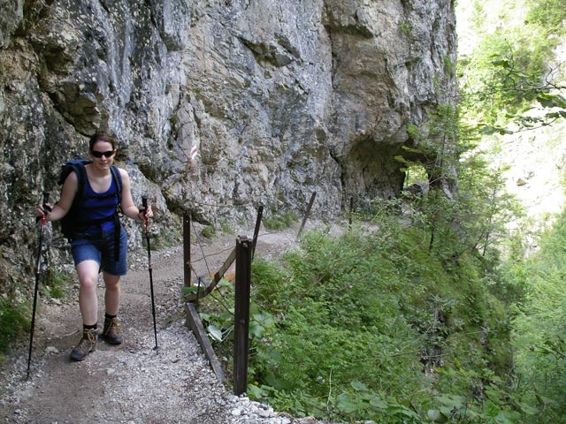 Daniela beim Lassingfall
