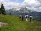 Doris, Daniela, Erich und Ulrike am Eisernen Herrgott