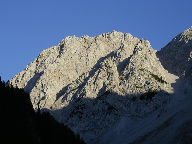 Klagenfurter Spitze vom B&auml;rental aus (1. Sep.)