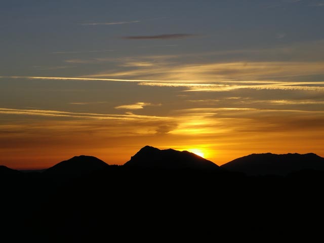 Sonnenaufgang vom Gei&szlig;berg aus (2. Sep.)
