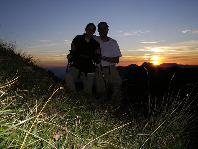 Daniela und ich am Geißberg (2. Sep.)