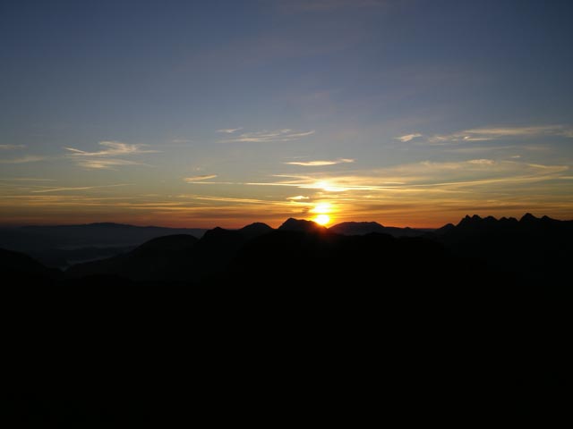 Sonnenaufgang vom Gei&szlig;berg aus (2. Sep.)