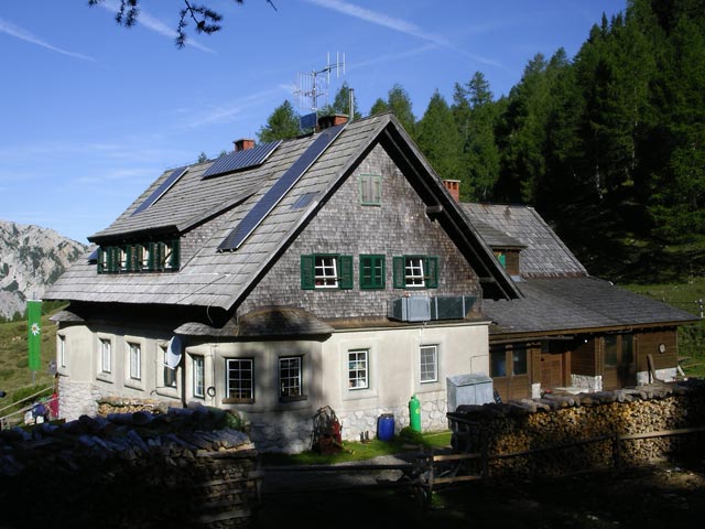 Klagenfurter Hütte, 1.664 m (2. Sep.)