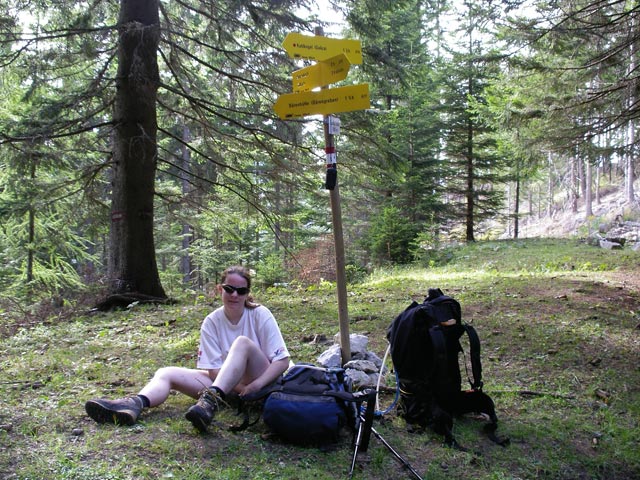 Daniela am Quadia-Sattel (3. Sep.)